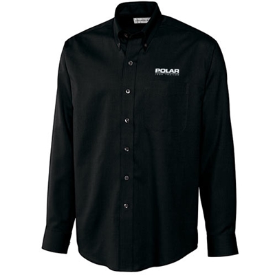 PR101<br>Men's Long Sleeve Nailhead Easy Care Shirt