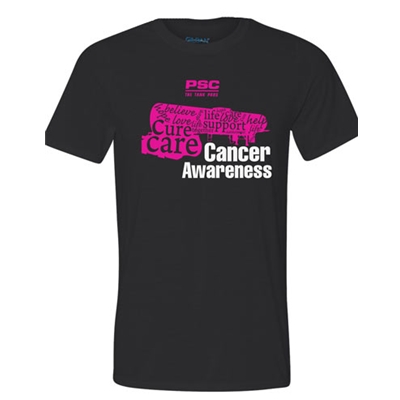 PSC108BLK<br>Polar Service Center Breast Cancer Awareness Tee - Black